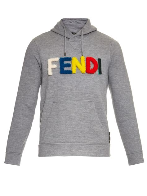 fendi monster wool hooded sweater|Fendi hoodie for men.